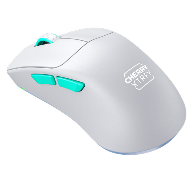 Клавіатура і миші - Мишка Cherry Xtrfy M64 WL/USB-A RGB білий (CX-M64W-WHITE)#2