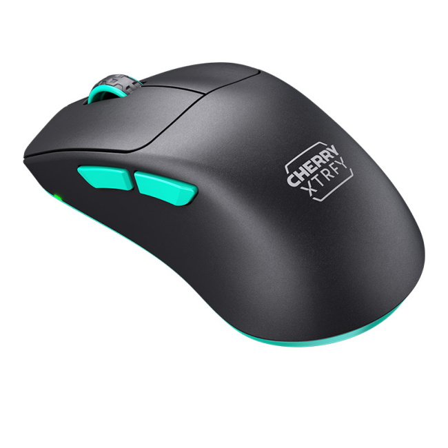 Клавіатура і миші - Мишка Cherry Xtrfy M64 WL/USB-A RGB чорний (CX-M64W-BLACK)#2
