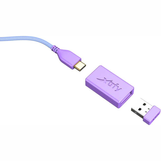 Клавіатура і миші - Мишка Cherry Xtrfy M8 WL/USB-A RGB Frosty purple (M8W-RGB-PURPLE)#7