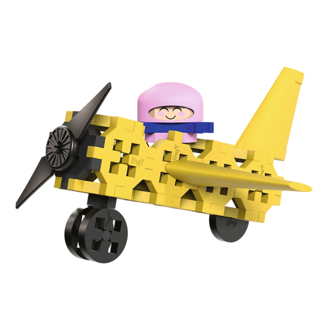 Конструктори з унікальними деталями - Конструктор Trefl Connect Літак 32 елемента (62042)#2