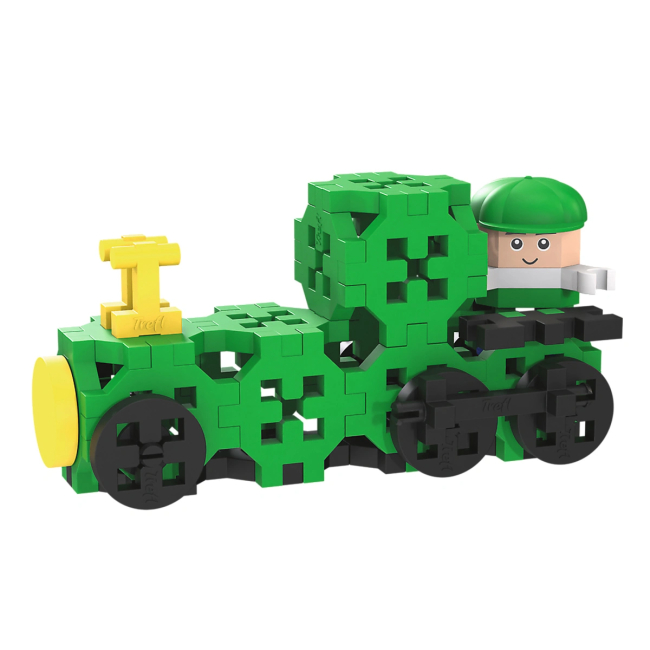 Конструктори з унікальними деталями - Конструктор Trefl Connect Локомотив 45 елементів (62044)#2