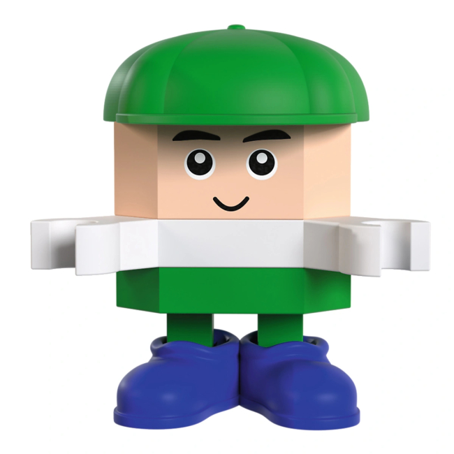 Конструктори з унікальними деталями - Конструктор Trefl Connect Локомотив 45 елементів (62044)#4