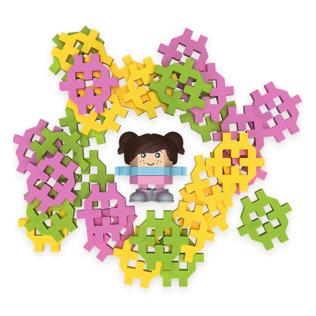 Конструкторы с уникальными деталями - Конструктор Trefl Connect с игровой фигуркой Bea 35 элементов (62004)#2