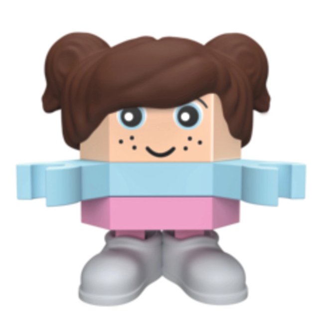 Конструкторы с уникальными деталями - Конструктор Trefl Connect с игровой фигуркой Bea 35 элементов (62004)#4