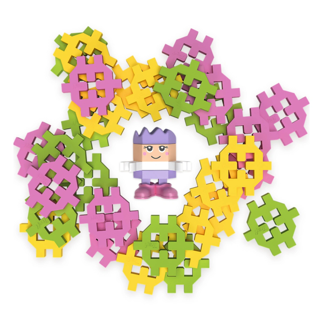 Конструкторы с уникальными деталями - Конструктор Trefl Connect с игровой фигуркой Kim 35 элементов (62003)#2