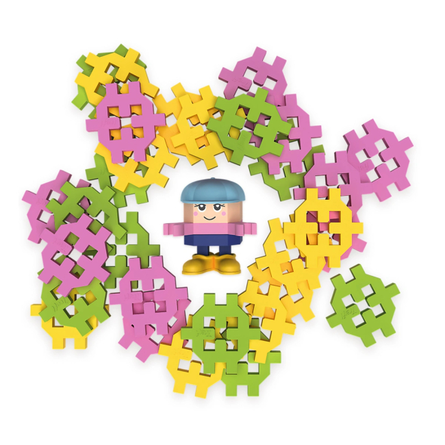 Конструктори з унікальними деталями - Конструктор Trefl Connect з ігровою фігуркою Zoe 35 елементів (61980)#2