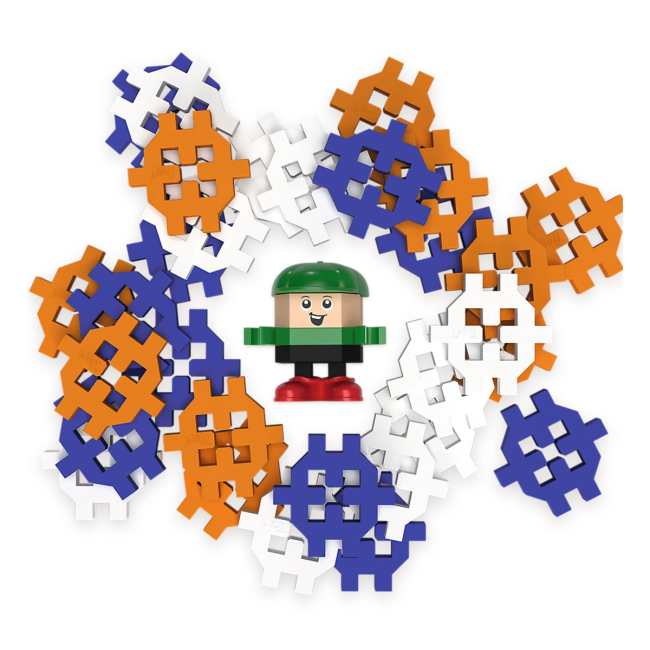 Конструкторы с уникальными деталями - Конструктор Trefl Connect с игровой фигуркой Adi 35 элементов (61981)#2