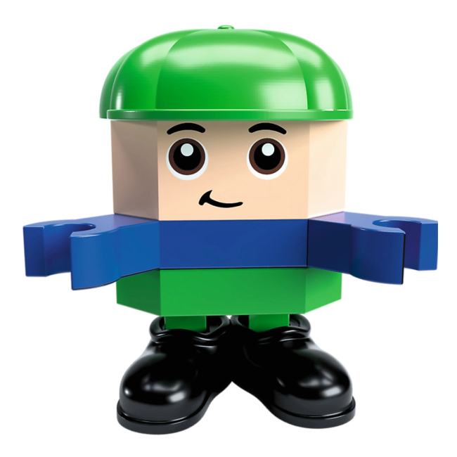 Конструкторы с уникальными деталями - Конструктор Trefl Connect 190 элементов (61975)#6