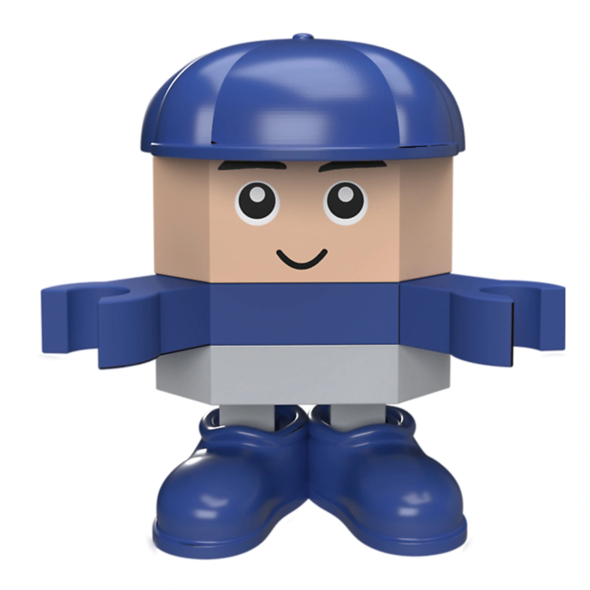 Конструкторы с уникальными деталями - Конструктор Trefl Connect 161 элемент (61974)#7