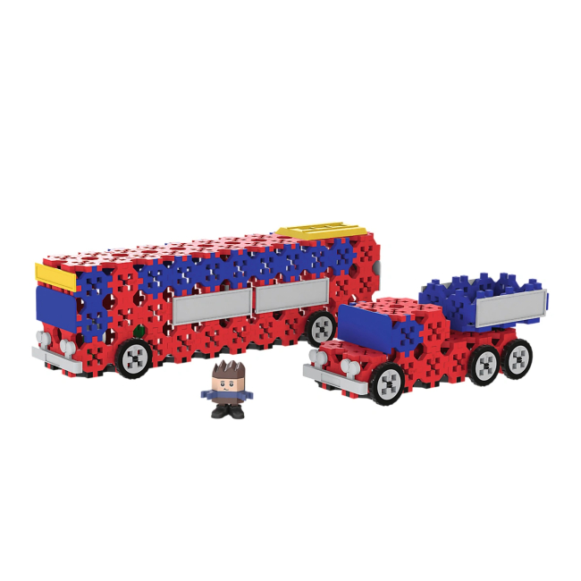 Конструкторы с уникальными деталями - Конструктор Trefl Connect 160 элементов (61973)#2