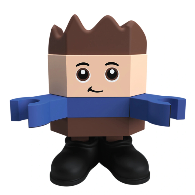 Конструкторы с уникальными деталями - Конструктор Trefl Connect 160 элементов (61973)#5