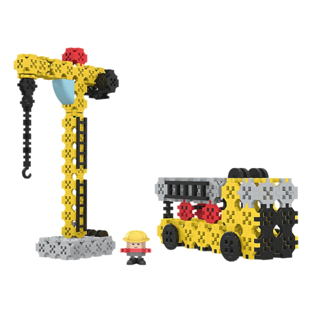 Конструкторы с уникальными деталями - Конструктор Trefl Connect 169 элементов (61971)#3