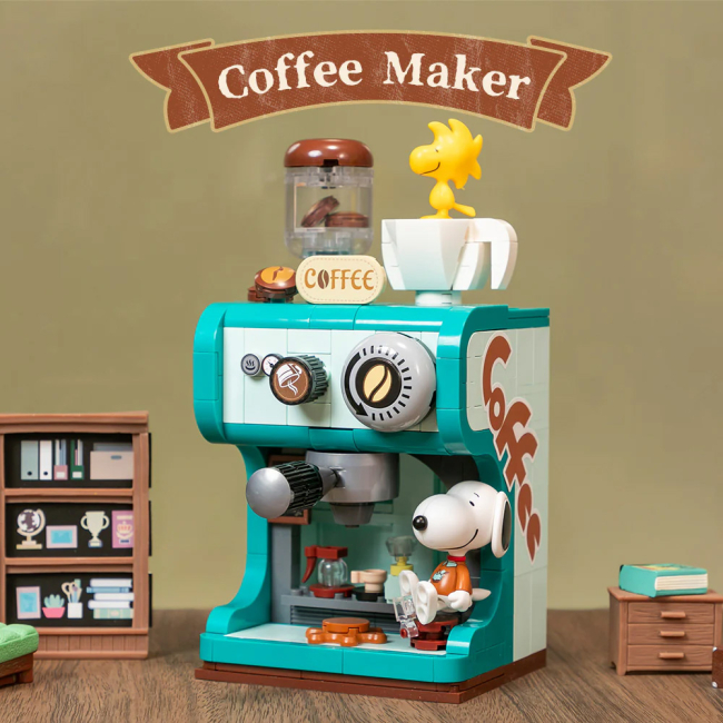 Конструктори з унікальними деталями - Конструктор Pantasy Snoopy Кавоварка 280 елементів (86914)#2