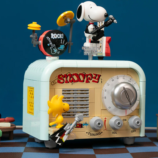 Блокові конструктори - Конструктор Pantasy Snoopy Радіо 305 елементів (86916)#2