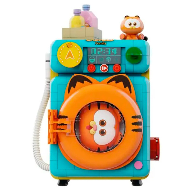 Конструкторы с уникальными деталями - Конструктор Pantasy Garfield Стиральная машина 284 элемента (86821)#2