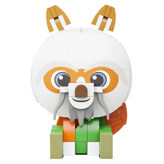 Блокові конструктори - Конструктор Pantasy Kung Fu Panda Сидячий малюк Шифу 141 елементів (99126)#2