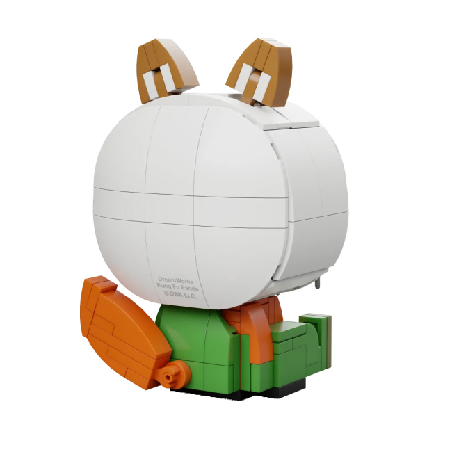 Блокові конструктори - Конструктор Pantasy Kung Fu Panda Сидячий малюк Шифу 141 елементів (99126)#4