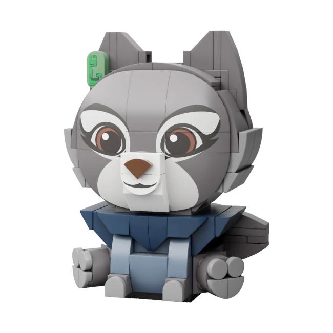 Блокові конструктори - Конструктор Pantasy Kung Fu Panda Сидячий малюк Чжень 166 елементів (99127)#5