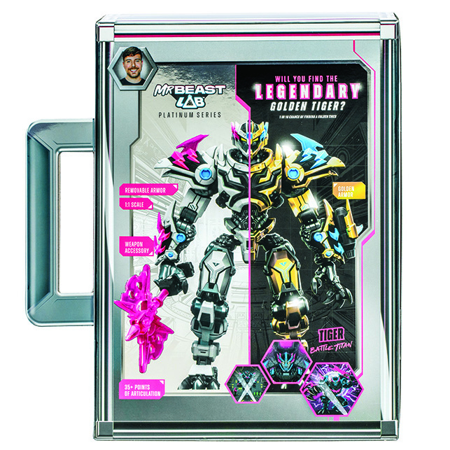 Фігурки персонажів - Ігрова фігурка-сюрприз MrBeast Lab Тигр платиновий (124528)#6