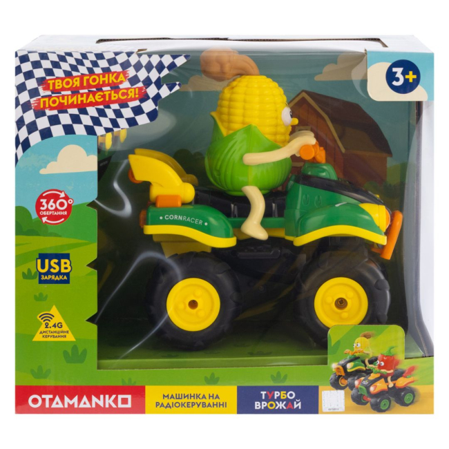 Радиоуправляемые модели - Машинка Otamanko Зажигательная кукуруза зелено-желтый (532.02.78)#2