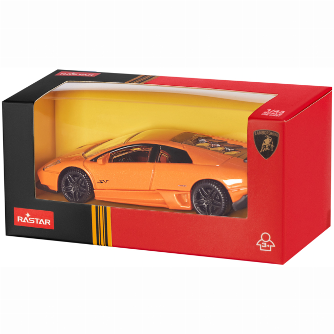 Автомодели - Автомодель Rastar Murcielago LP 670-4 SV 1:43 Оранжевый (454.01.24)#2