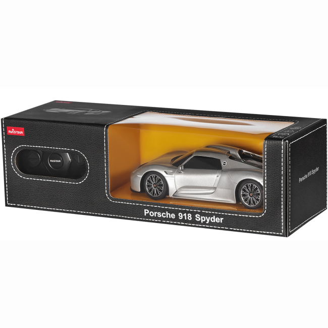 Радіокеровані моделі - Автомодель Rastar Porsche 918 Spyder 1:24 Сріблястий (454.01.18)#2