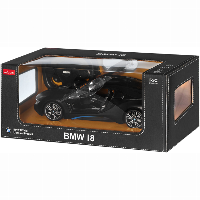 Радіокеровані моделі - Автомодель Rastar BMW i8 1:14 Чорний (454.01.01)#3
