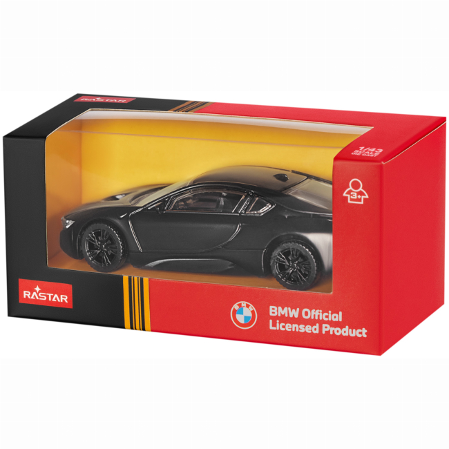 Автомоделі - Автомодель Rastar BMW i8 1:43 Чорний (454.01.26)#2
