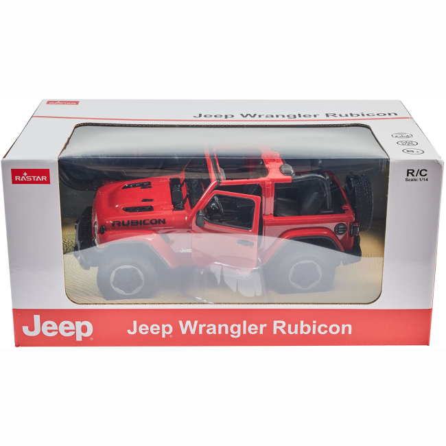 Радиоуправляемые модели - Автомодель Rastar Jeep Wrangler Rubicon 1:14 Красный (454.00.43)#9
