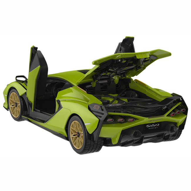Конструктори з унікальними деталями - Конструктор Rastar Lamborghini Sian 1:18 Зелений (454.00.32)#5