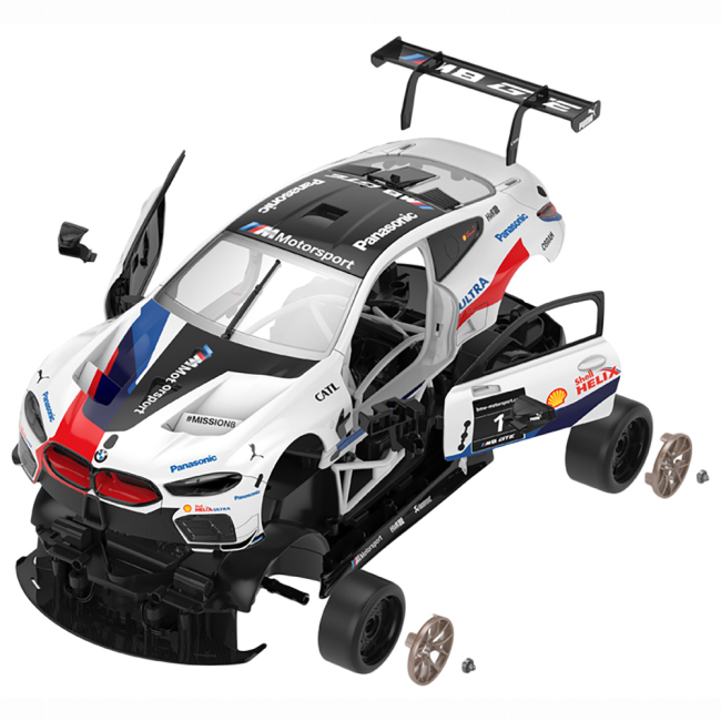 Конструктори з унікальними деталями - Конструктор Rastar BMW M8 GTE 1:18 Білий (454.00.33)#4