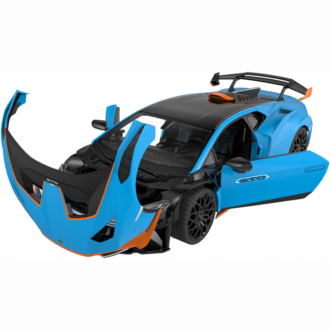 Радіокеровані моделі - Автомодель Rastar Lamborghini Huracan STO 1:14 Блакитний (454.00.36)#4