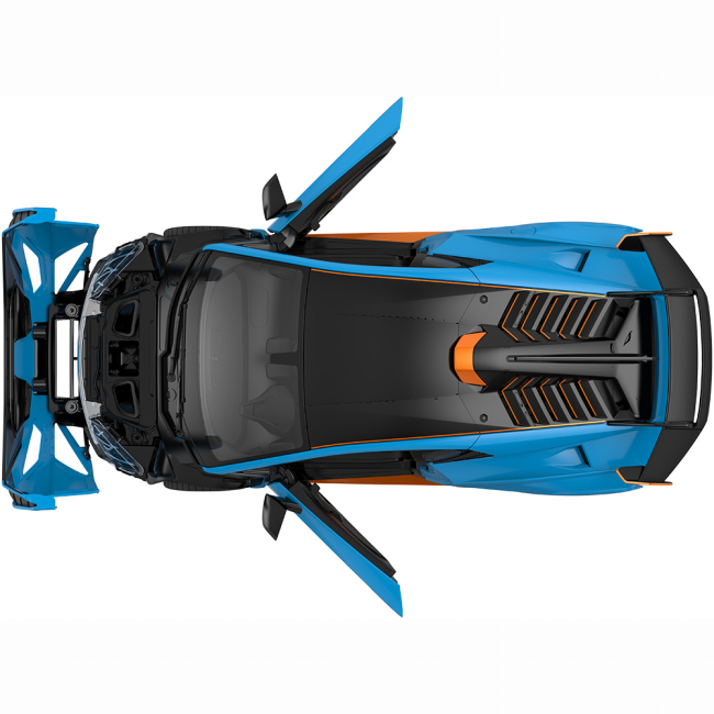 Радіокеровані моделі - Автомодель Rastar Lamborghini Huracan STO 1:14 Блакитний (454.00.36)#5