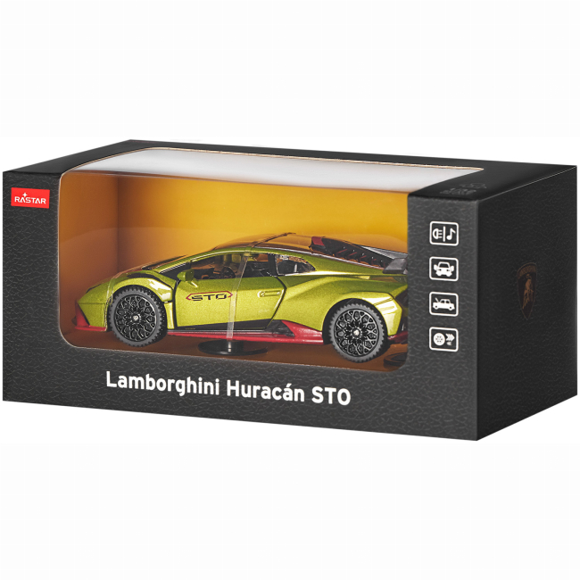 Автомоделі - Автомодель Rastar Lamborghini Huracan STO 1:32 Зелений (454.01.19)#4