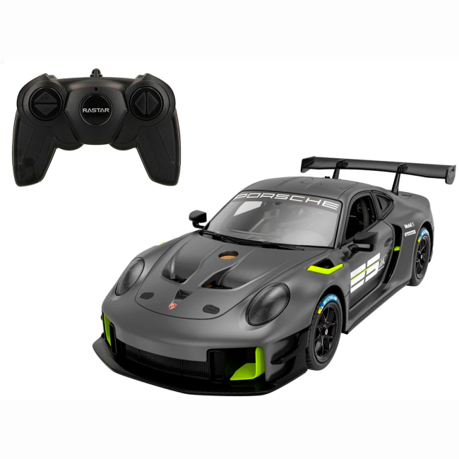 Конструкторы с уникальными деталями - Конструктор Rastar Porsche 911 GT2 RS Clubsport 25 1:18 Серый (454.00.85)#3
