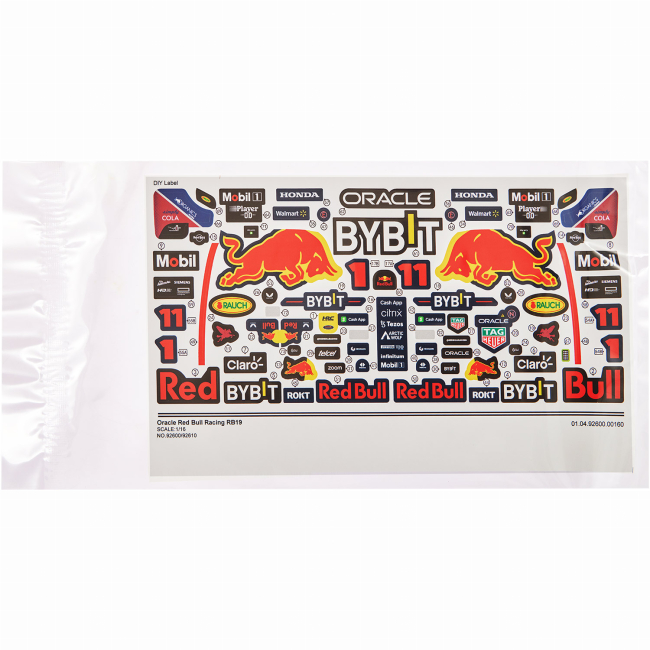 Конструкторы с уникальными деталями - Конструктор Rastar Oracle Red Bull Racing RB19 1:16 Синий (454.00.86)#7