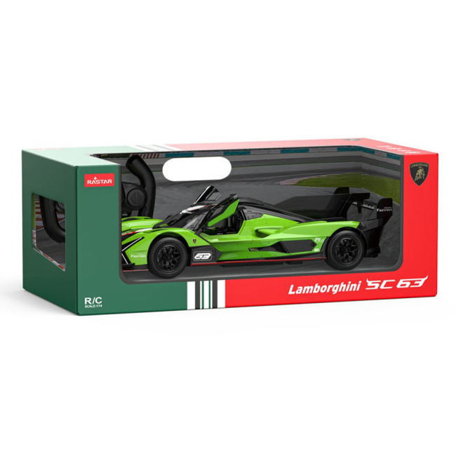 Радиоуправляемые модели - Автомодель Rastar Lamborghini SC63 LMDH 1:14 Зеленый (454.01.05)#3