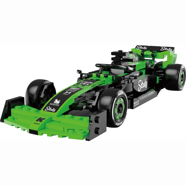 Конструктори з унікальними деталями - Конструктор Rastar Stake F1 Team KICK Sauber C44 1:24 Зелений (454.01.37)#2