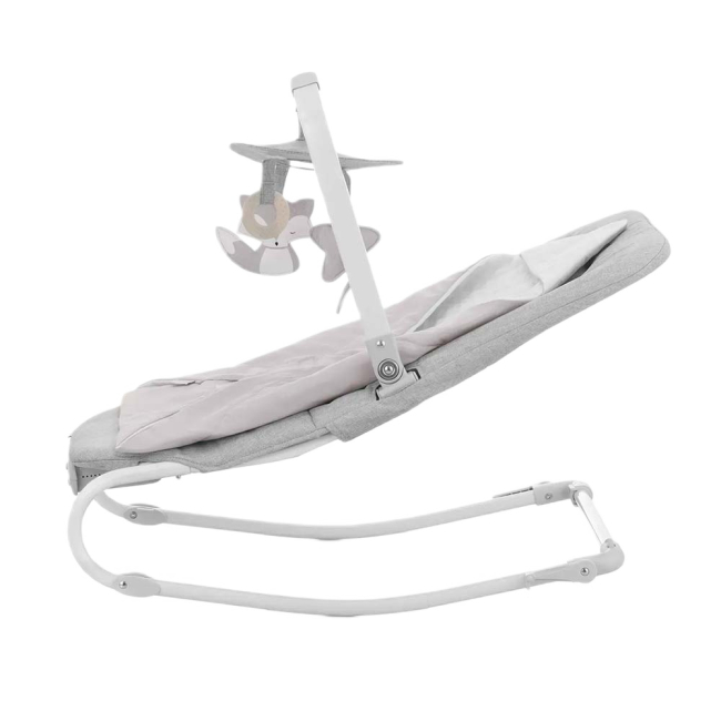 Крісла-качалки - Шезлонг-гойдалка Kinderkraft Felio 2 Stone Grey (KBFELI20GRY0000)#2