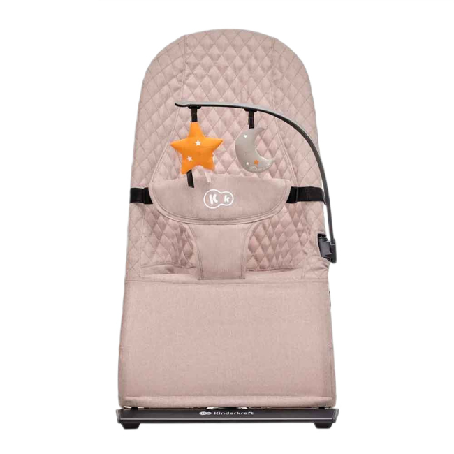 Крісла-качалки - Шезлонг-гойдалка Kinderkraft Mimi Beige (KBMIMI00BEG0000)#3