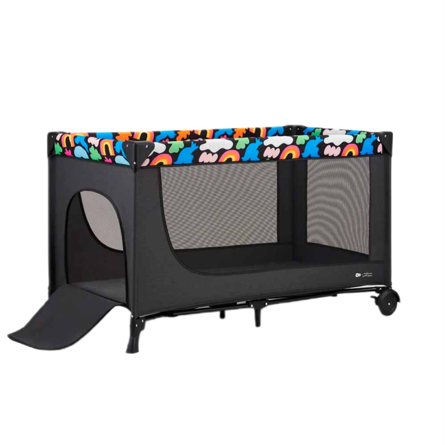 Манежі - Ліжко-манеж Kinderkraft Joy 2 Happy Shapes (KLJOY02HAP00000)#2
