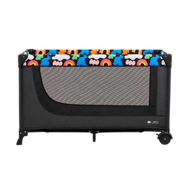 Манежі - Ліжко-манеж Kinderkraft Joy 2 Happy Shapes (KLJOY02HAP00000)#3