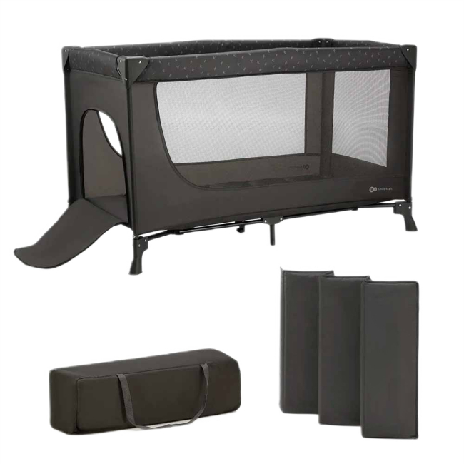 Манежі - Ліжко-манеж Kinderkraft Joy Light Grey (KLJOYLIGRY00000)#2