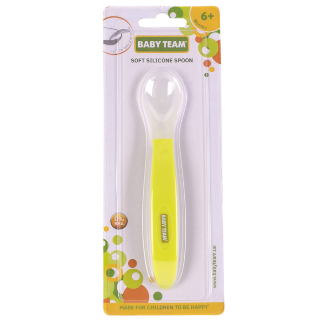 Товары по уходу - Мягкая силиконовая ложечка Baby Team (6102)#2