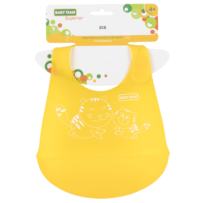 Товары по уходу - ​Нагрудник силиконовый Baby Team (6591)#2