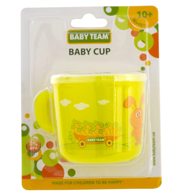Товари для догляду - Чашка дитяча Baby Team 200 мл зелена (6007/1)#3