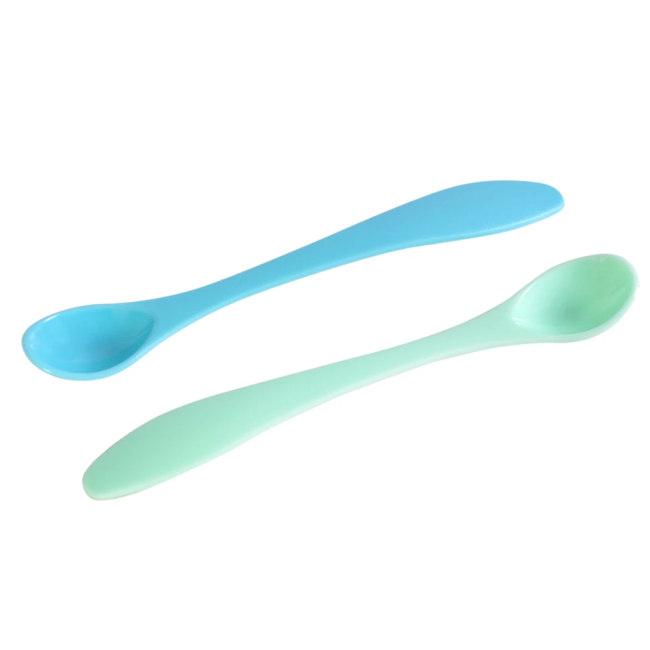 Товари для догляду - Набiр ложечок для годування Baby Team блакитна та бірюзова (6101/1)#2