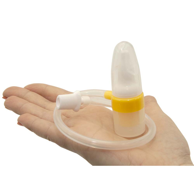 Товари для догляду - ​Аспіратор назальний Baby Team з трубочкою (7003)#5