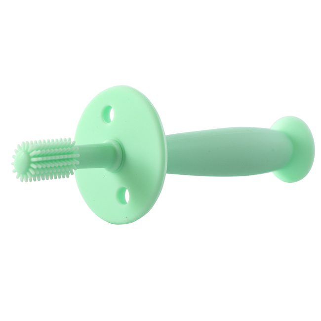 Товари для догляду - ​Зубна щітка дитяча Baby Team силіконова (7205)#3