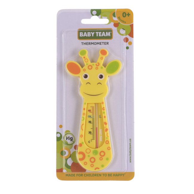 Товари для догляду - ​Термометр для води Baby Team Жирафа (7300)#2